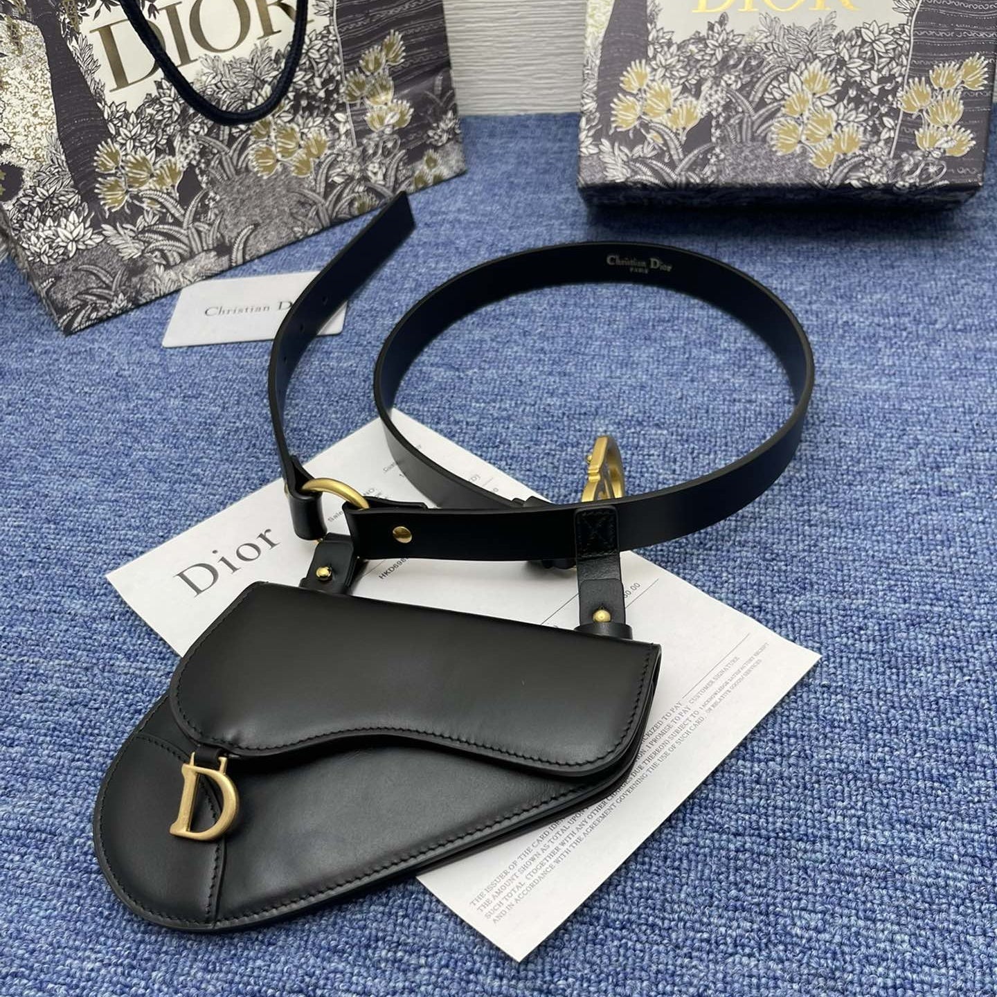 DIOR Dior leather belt