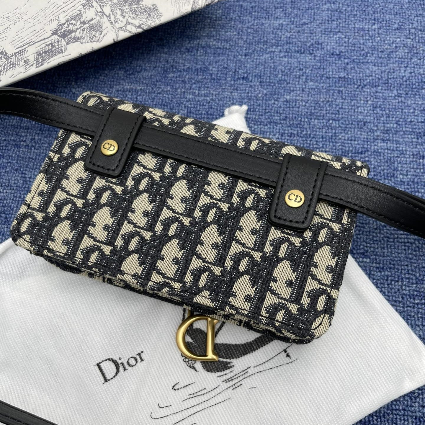 DIOR Dior leather belt