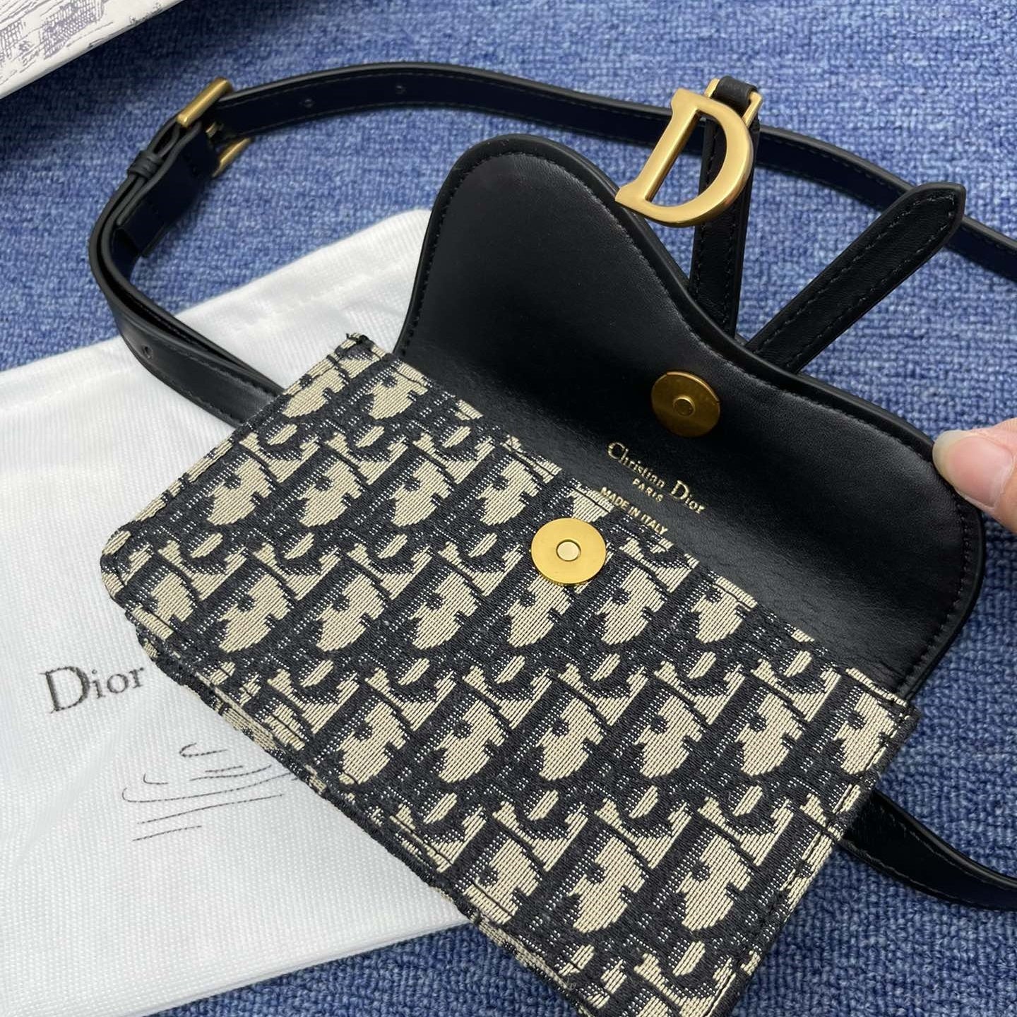 DIOR Dior leather belt