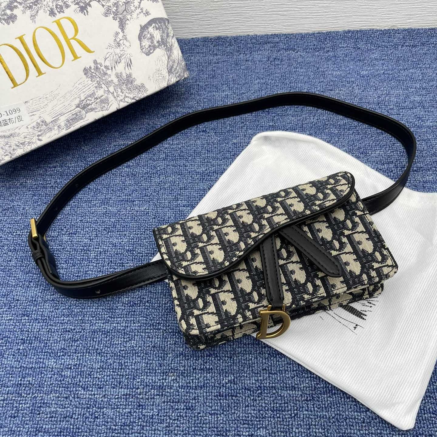 DIOR Dior leather belt