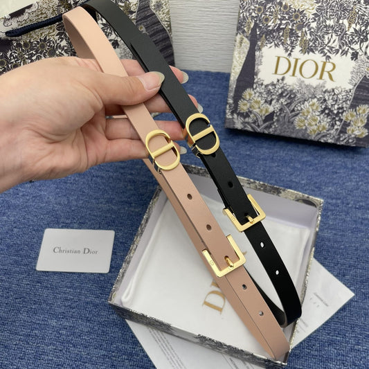 Dior leather belt