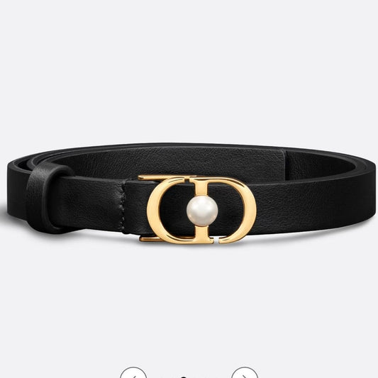 Dior leather belt