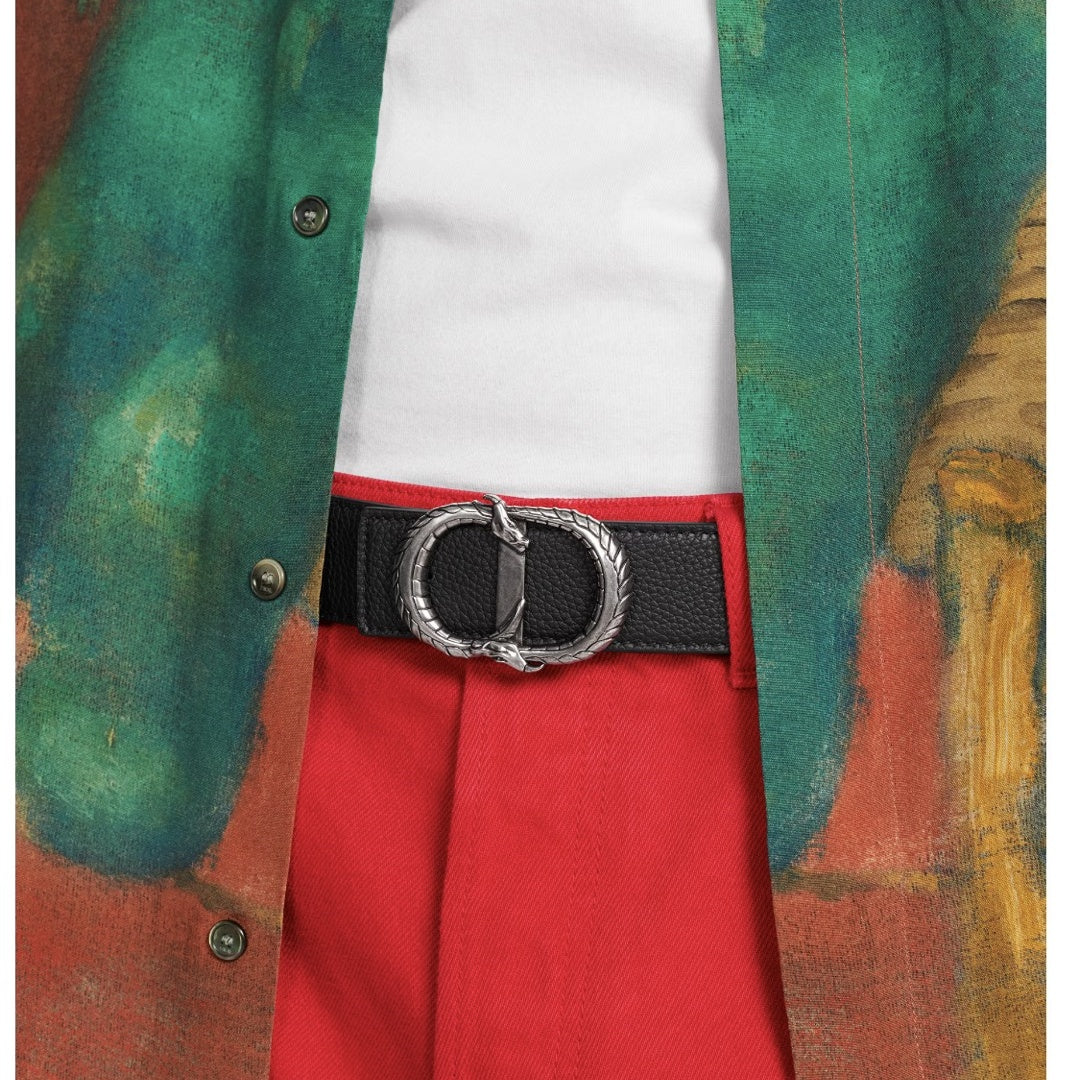 Dior leather belt