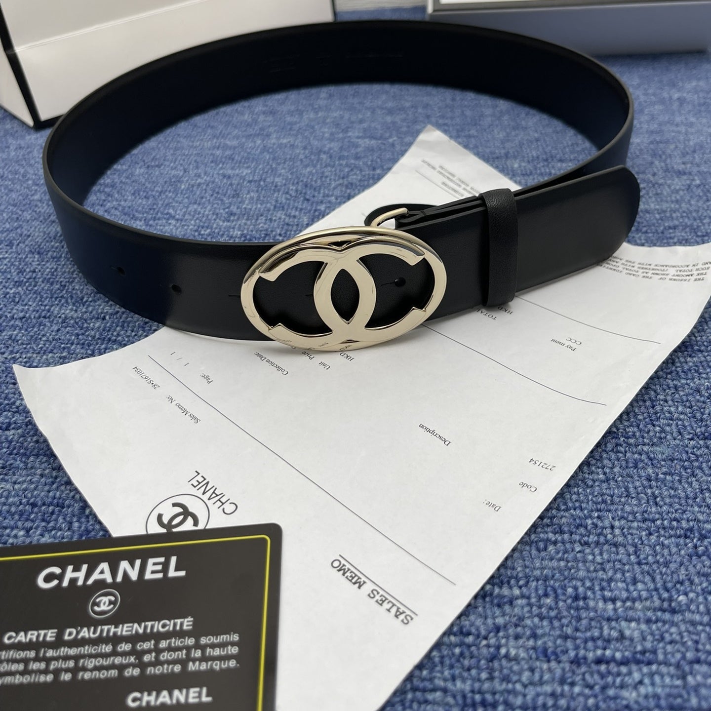 CHANEL Leather Belt