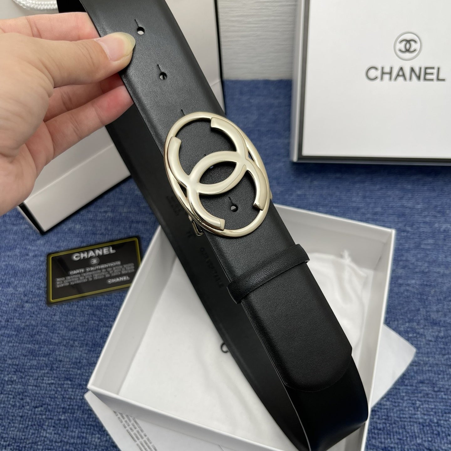CHANEL Leather Belt