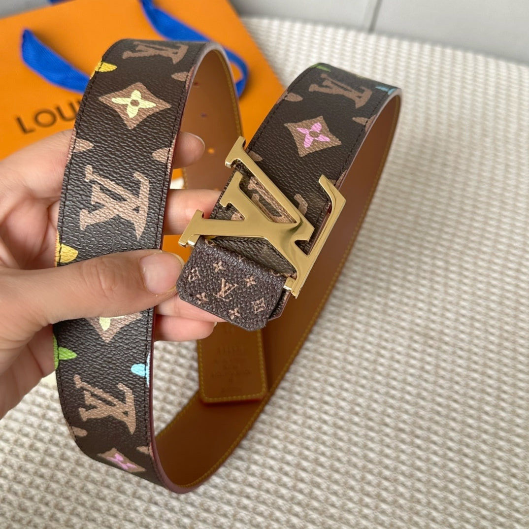 LOUIS VUITTON Leather Belt