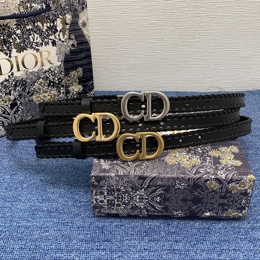 Dior leather belt