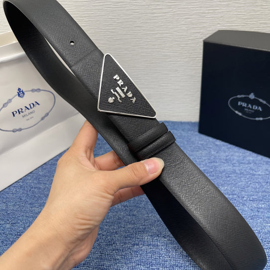 Prada leather belt