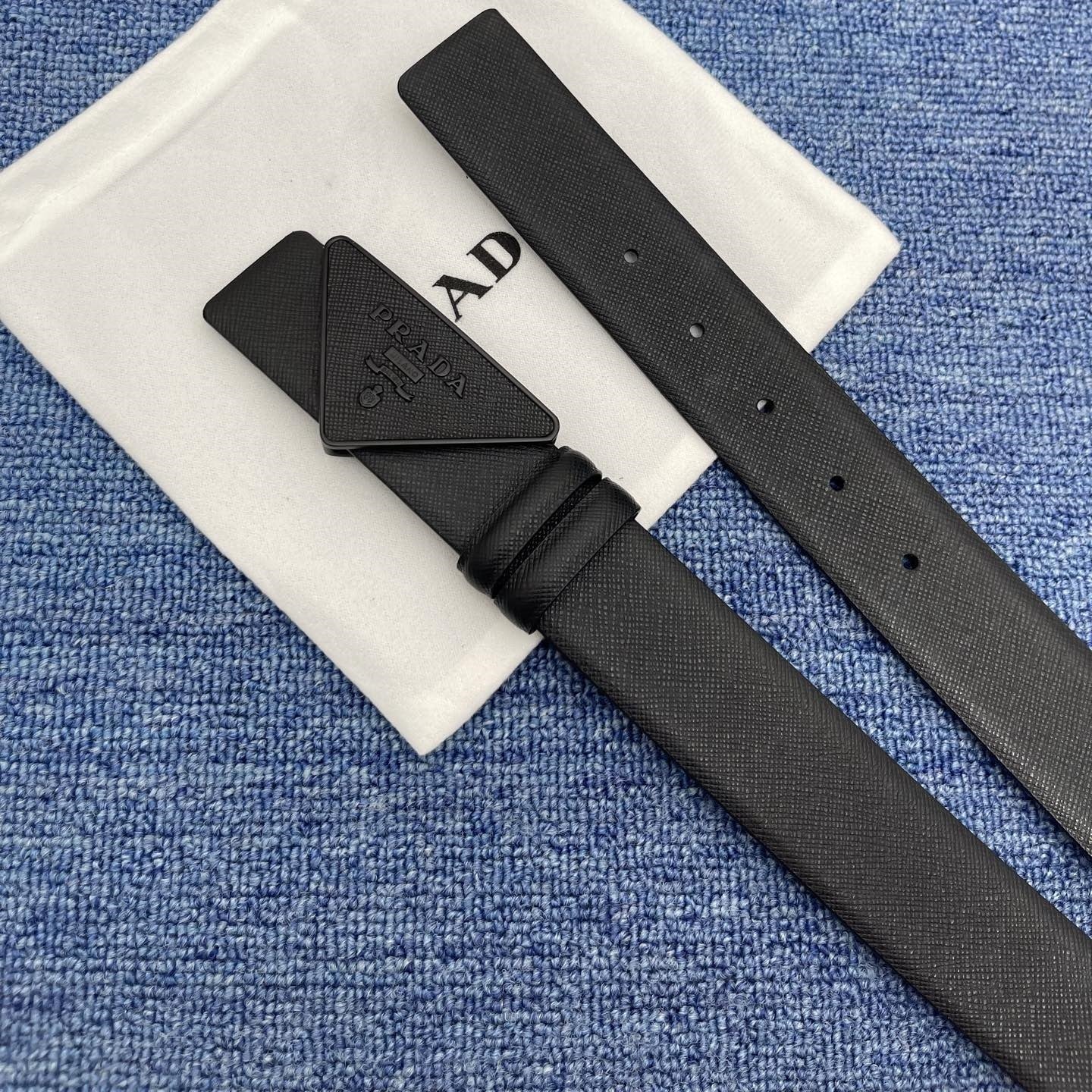 Prada leather belt