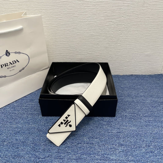 Prada leather belt