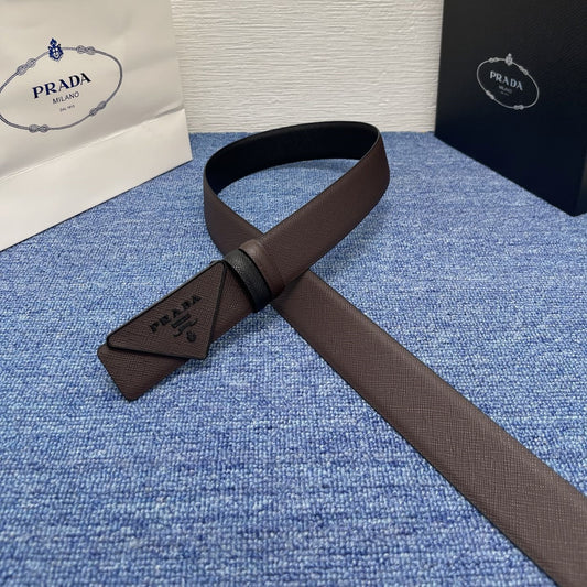 Prada leather belt