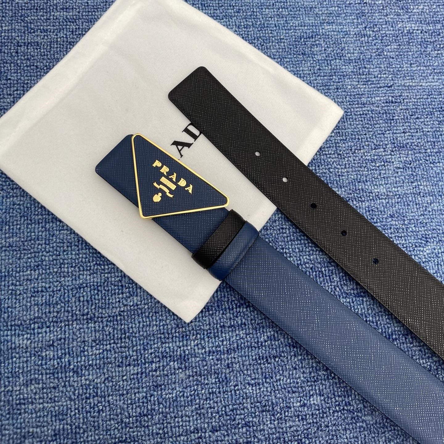 Prada leather belt