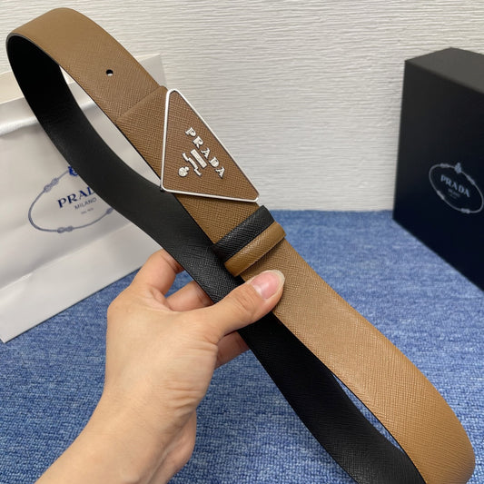 Prada leather belt