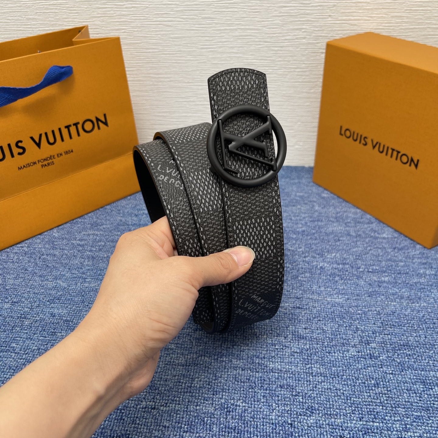 Prada leather belt