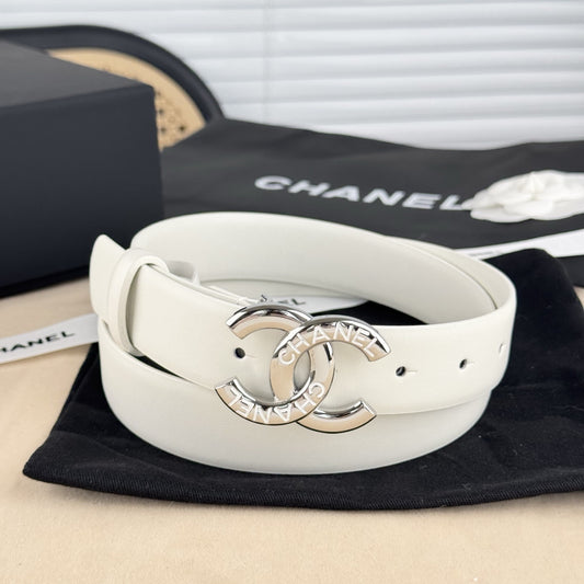 Chanel leather belt