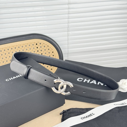 Chanel leather belt