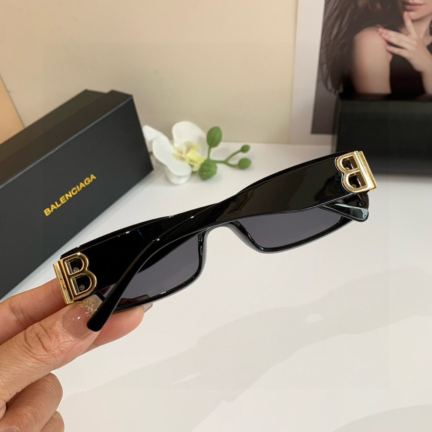 Balenciaga sunglasses Asian fit for men and women